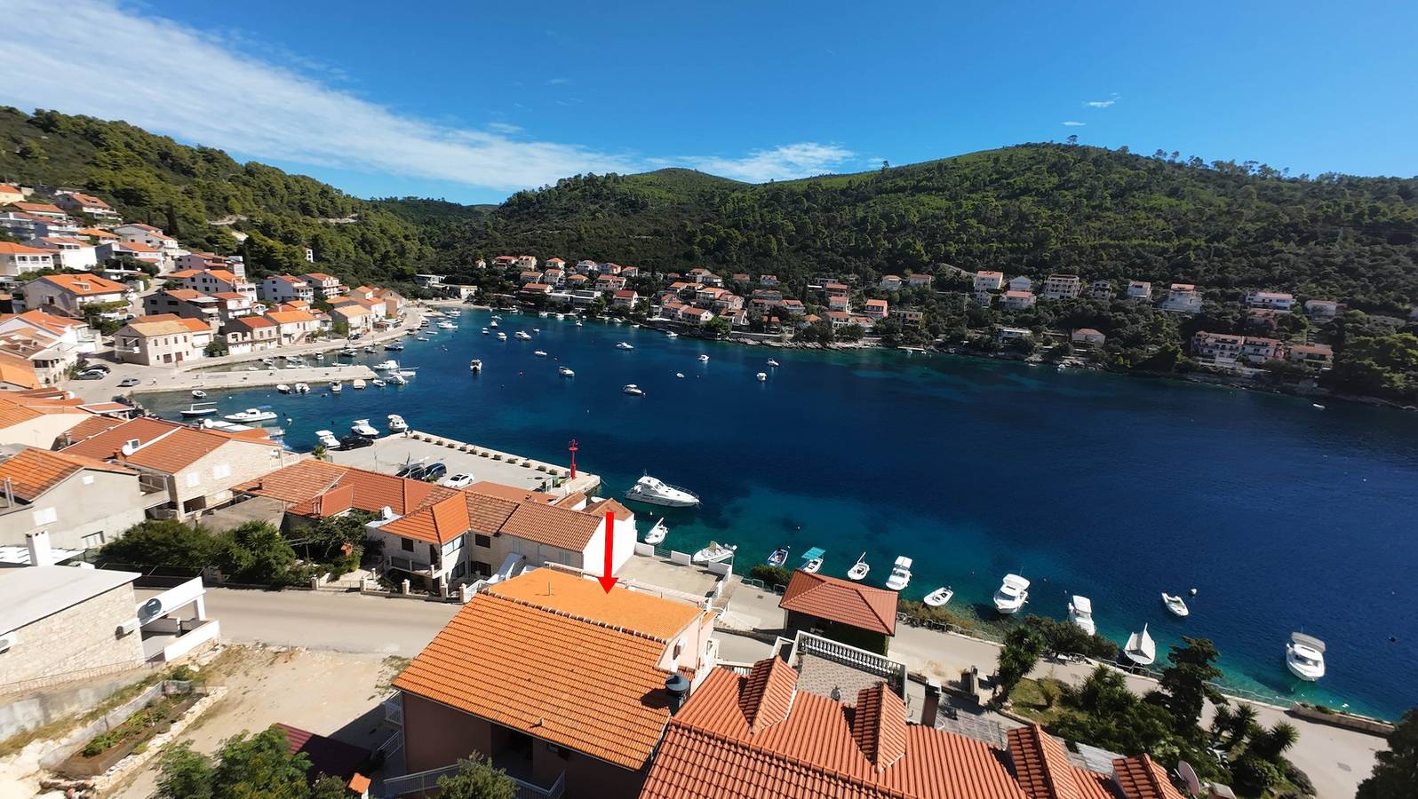 Apartamento entero, Apartamento para dos personas con terraza y vista al mar Brna, Korcula A-10057-b in Blato, Korcula