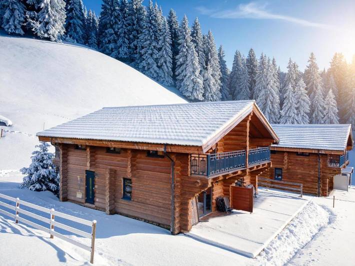 Ferienhaus für 6 Personen, mit Balkon und Terrasse sowie Garten in Jenig