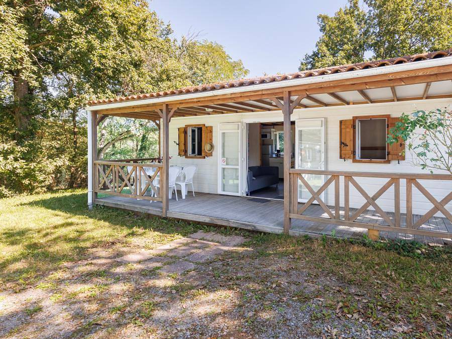 Camping de La Croze - Chalet 6 personen - Vanille in Châtel-Guyon, Regionaler Naturpark Volcans d'Auvergne
