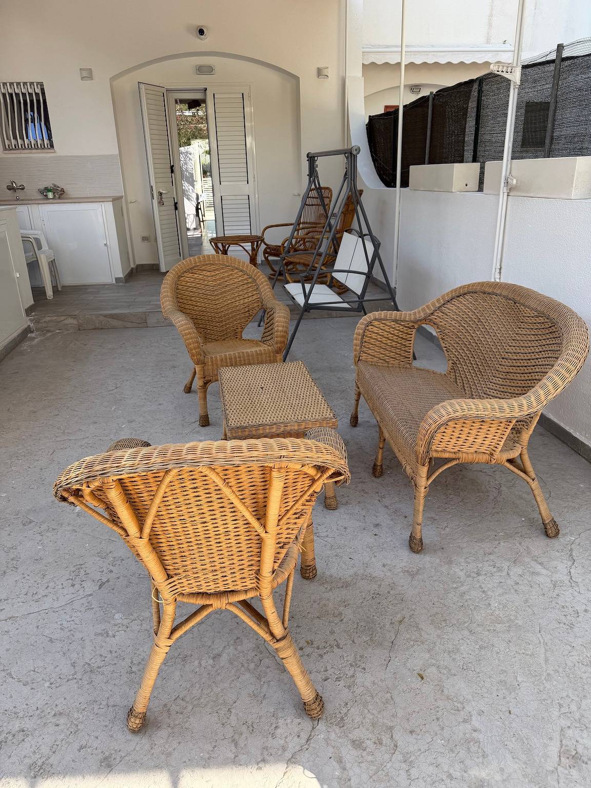 Villa „Bicos“ mit privatem Garten, Balkon und Klimaanlage in Spiaggia di Rivabella, Rivabella