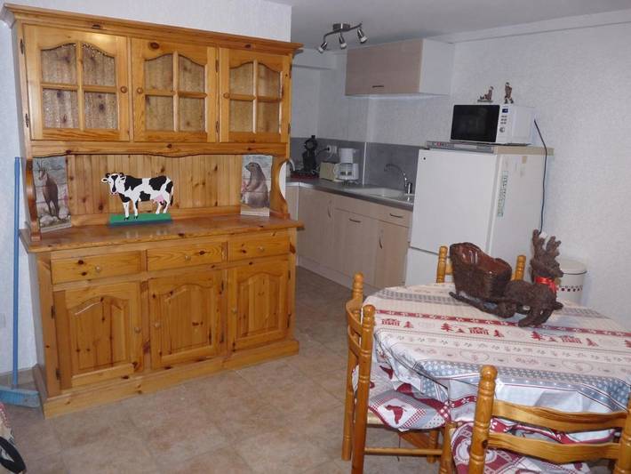 Gîte pour 4 personnes, avec balcon et vue à Crévoux