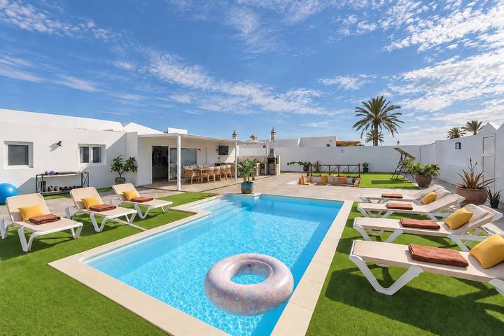 Ferienhaus für 12 Personen, mit Garten in Playa Blanca