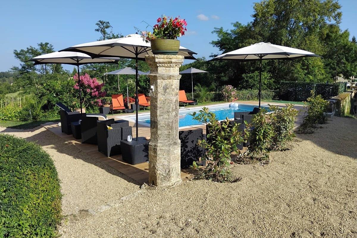 Alojamiento y desayuno para 2 personas con piscina in Rouffignac-Saint-Cernin-de-Reilhac, Périgord Noir