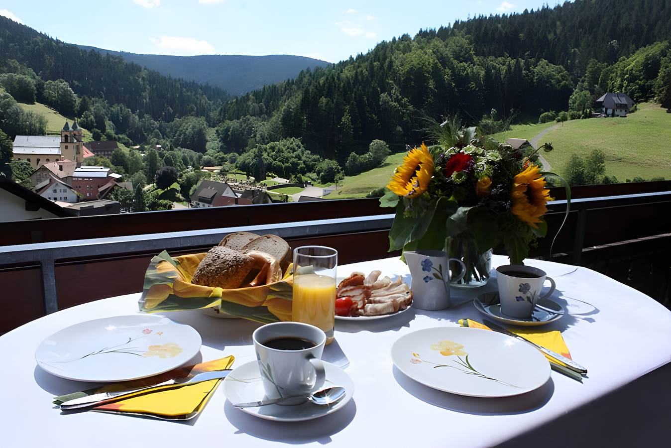 Ganze Wohnung, Ferienwohnung 'Margot Armbruster' mit Bergblick, Balkon und Wlan in Bad Rippoldsau-Schapbach, Mittlerer Schwarzwald