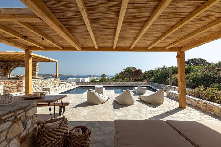 Villa pour 8 personnes, avec balcon et jardin dans Paros - 3