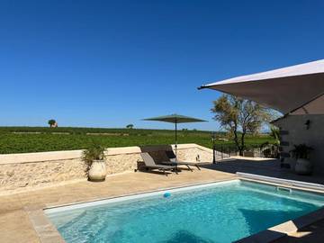 Gîte pour 5 personnes, avec piscine et terrasse à Lespignan