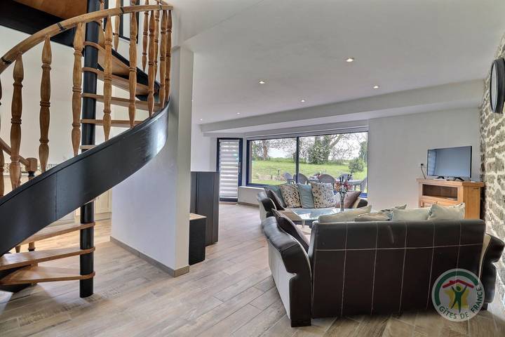 Gîte pour 5 personnes, avec vue ainsi que jardin et terrasse à Saint-Méloir-des-Ondes - 3