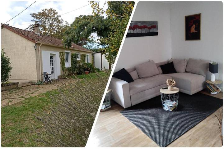 Location de vacances pour 4 personnes, avec Balcon et Terrasse ainsi que Jardin et Vue à Narcy