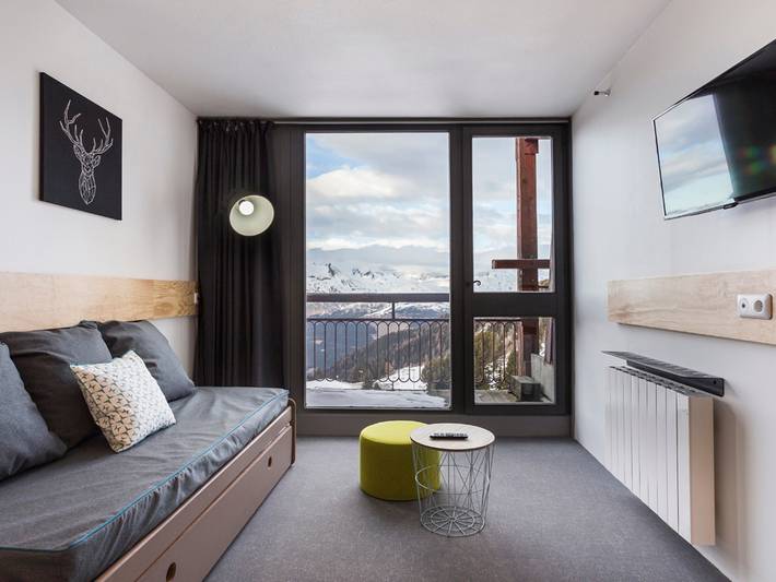 Chalet pour 5 personnes, avec terrasse dans Les Arcs