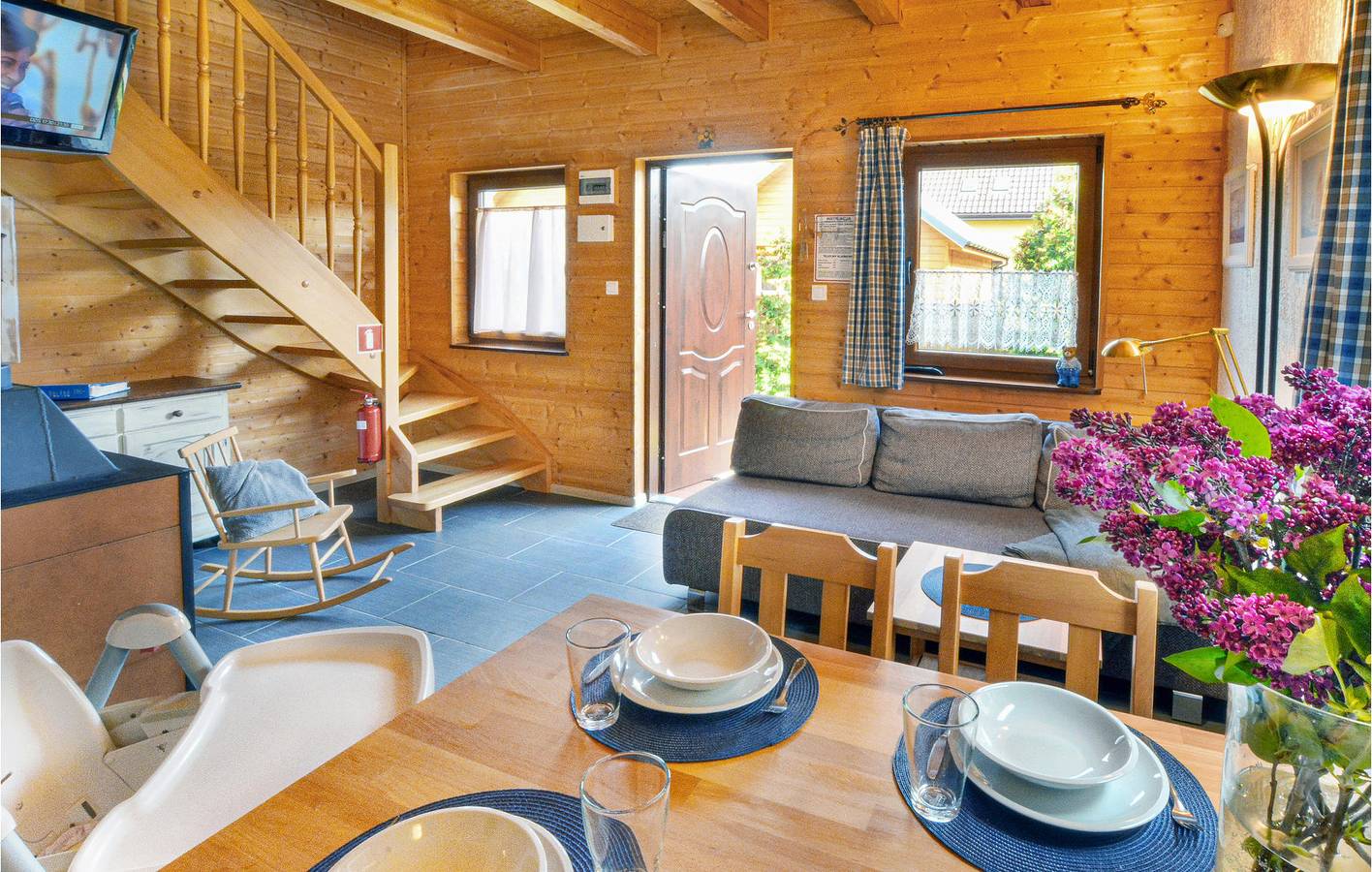 Ganze Ferienwohnung, Ferienwohnung für 4 Personen mit Terrasse in Bobolin, Powiat Sławieński