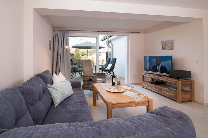 Bungalow für 4 Personen, mit Garten und Balkon