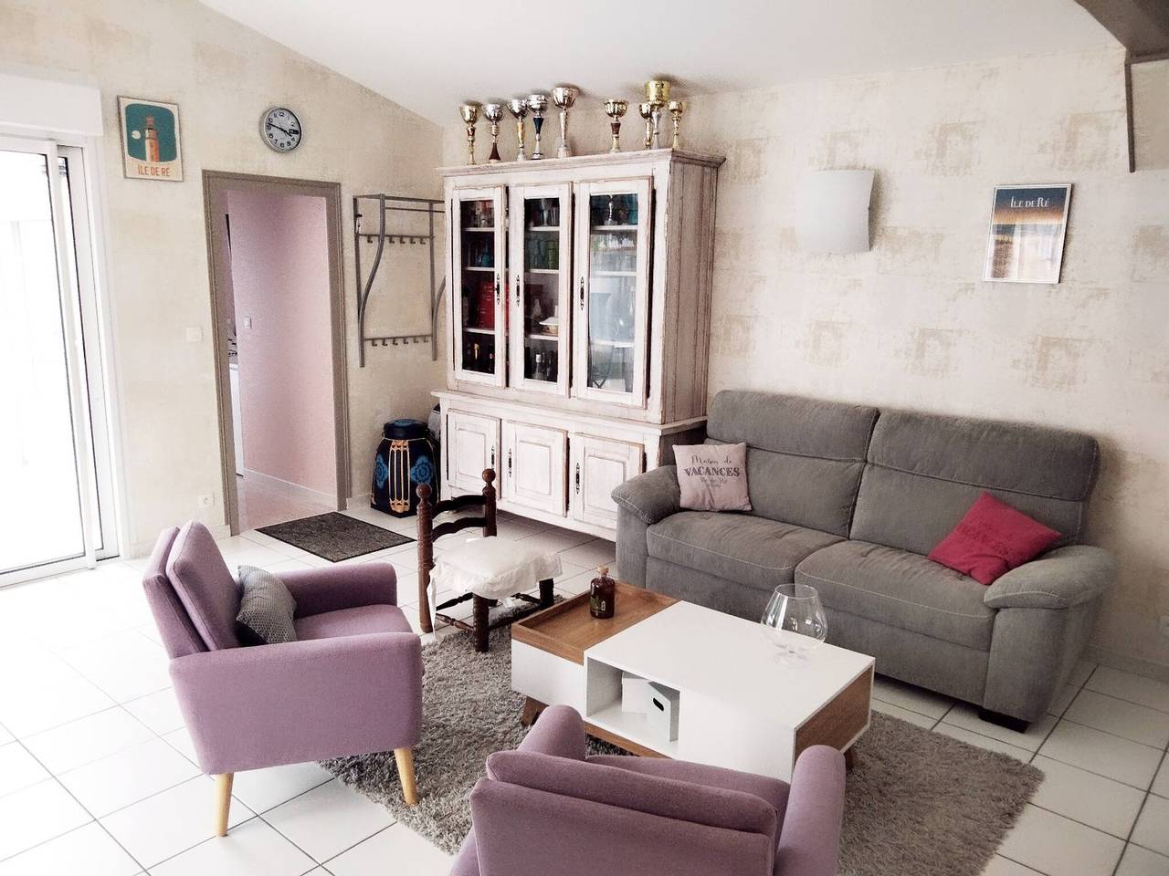 Pretty house with heated pool, close to the ocean in Le Bois-Plage-en-Ré, Ile de Re