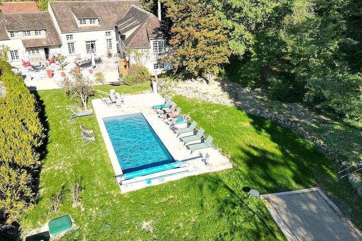 Maison de vacances pour 15 personnes, avec Terrasse ainsi que Jardin et Sauna