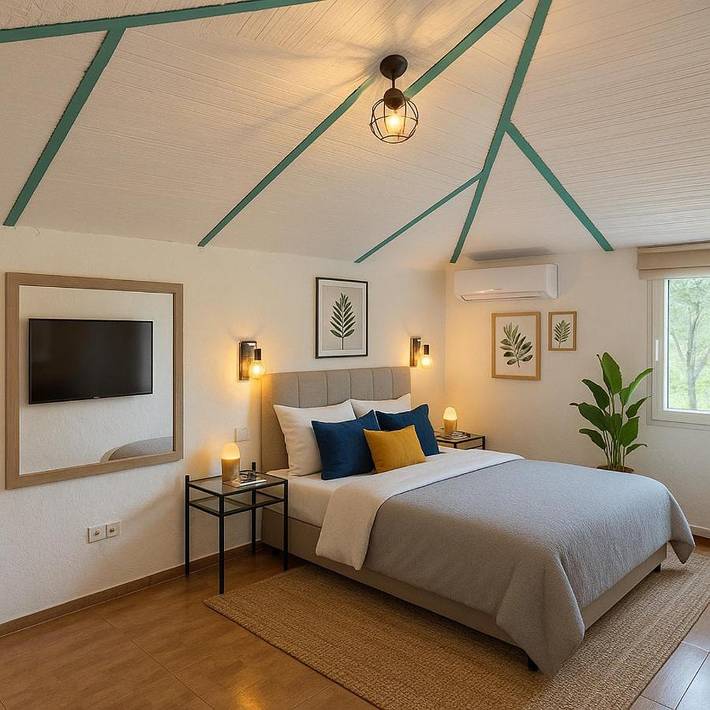 Chalet para 6 personas, con vistas además de piscina y jardín en Sierra Norte de Sevilla - 3