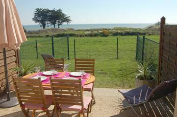 Location de vacances pour 2 personnes, avec vue et jardin à Saint-Pierre-Quiberon