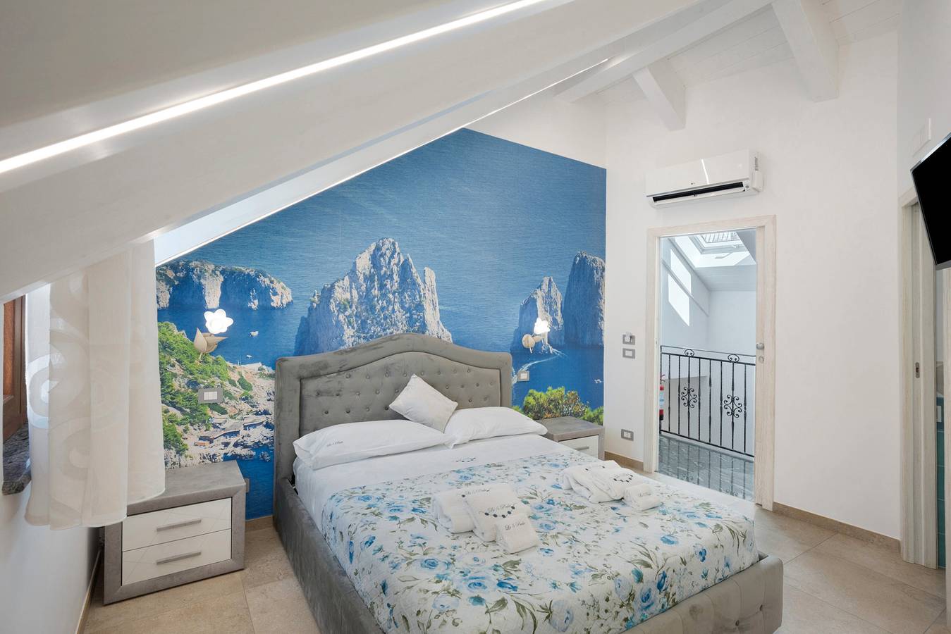 Camera 'Capri' con Vista Montagna, Wi-Fi e Aria Condizionata in Pianillo, Agerola