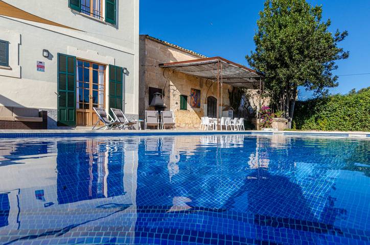 Finca für 10 Personen, mit Garten und Terrasse sowie Pool in Llubí - 3