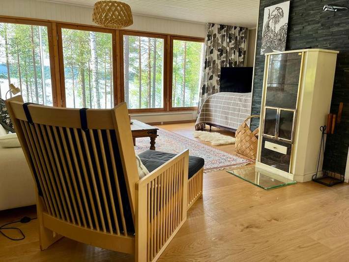 Chalet voor 6 personen, with tuin and sauna as well as whirlpool in Lapland