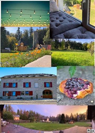 Cottage pour 3 personnes, avec vue et jardin à Le Val-d'Ajol