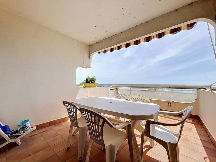 Gîte pour 2 personnes, avec Terrasse dans Plage de Carnon