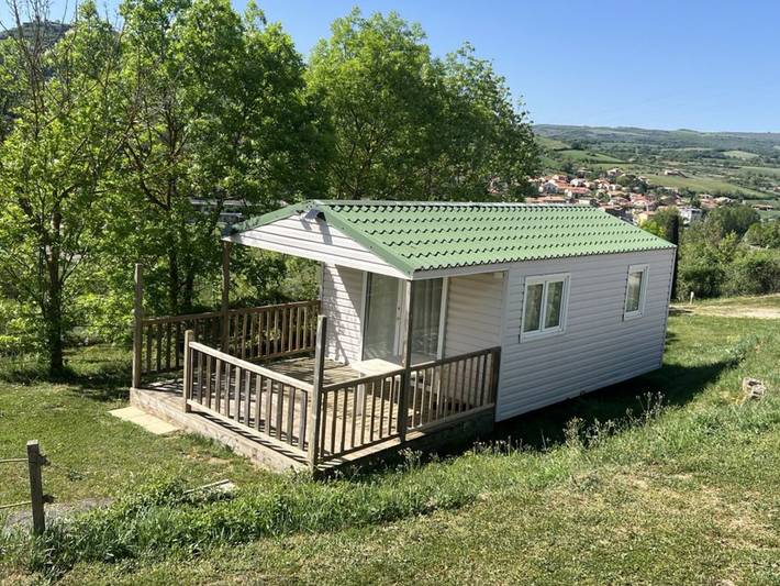 Mobil home pour 4 personnes, avec piscine, animaux acceptés à Saint-Georges-de-Luzençon - 2