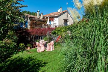 Gîte pour 4 personnes, avec jardin ainsi que piscine et vue, animaux acceptés à Chamborigaud