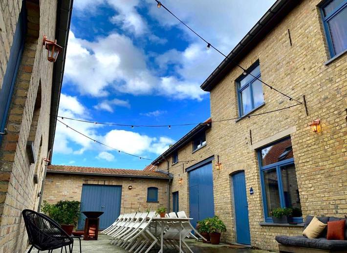 Location de vacances pour 22 personnes, avec terrasse ainsi que piscine et vue, animaux acceptés à Dixmude - 2