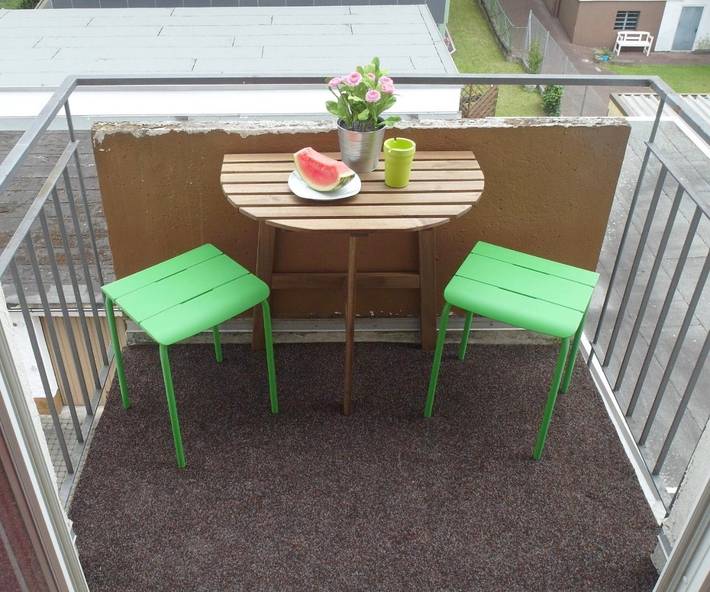Ferienwohnung für 4 Personen, mit Balkon und Ausblick in Offenbach am Main