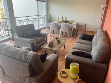 Gîte pour 4 personnes, avec balcon dans Anse Mitan