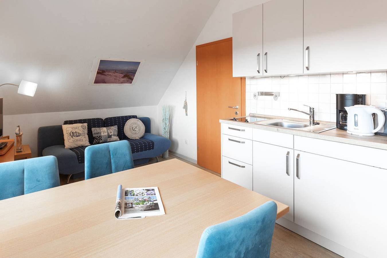 Appartement entier, Sonniges Appartement mit seitlichem Wattenmeerblick im Zentrum der Insel in Juist