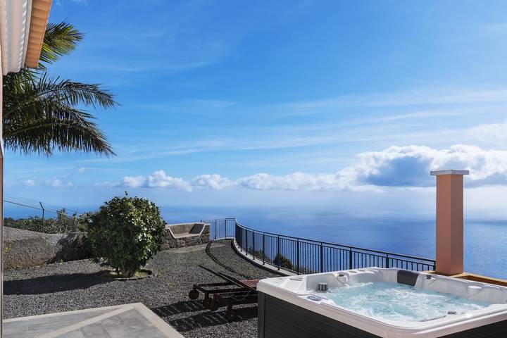 Mit Jacuzzi, Meerblick - Casa da Quinta Grande in Ribeira Brava, Quinta Grande