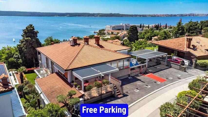 B&B für 2 Personen, mit Terrasse und Garten sowie Ausblick in Portoroz