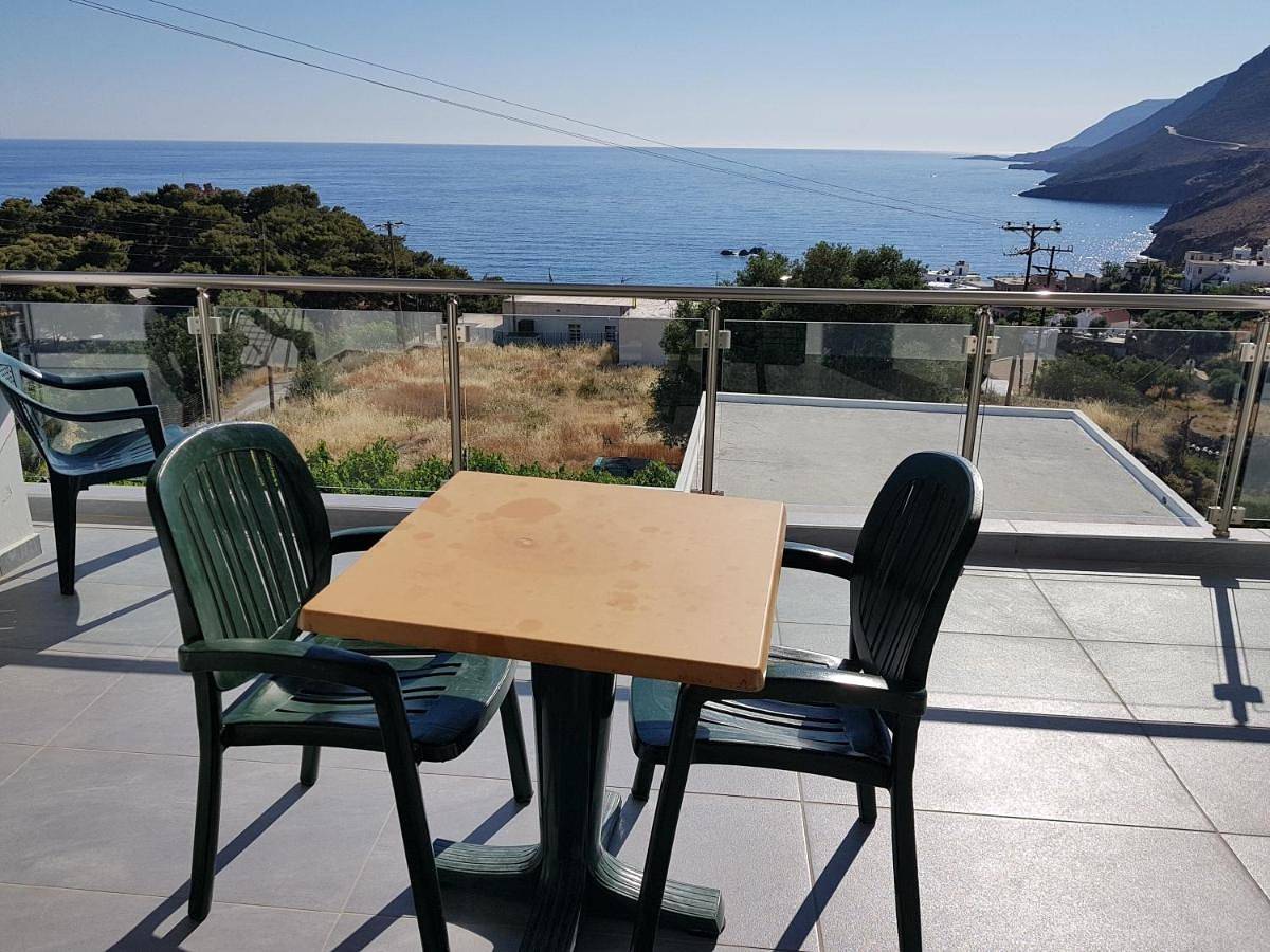 Appartement entier, Appartement de vacances pour 2 personnes avec balcon in Chóra Sfakíon, Région de la Canée