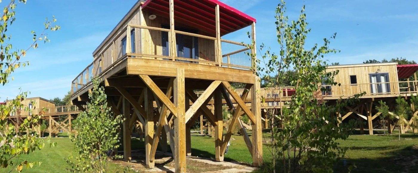 Cabane 4 étoiles - Piscine  - ccbeddb in Caro (desambiguación), Región de Vannes