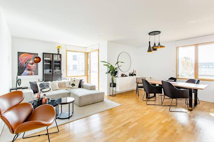 Appartement de vacances pour 8 personnes, avec terrasse et vue