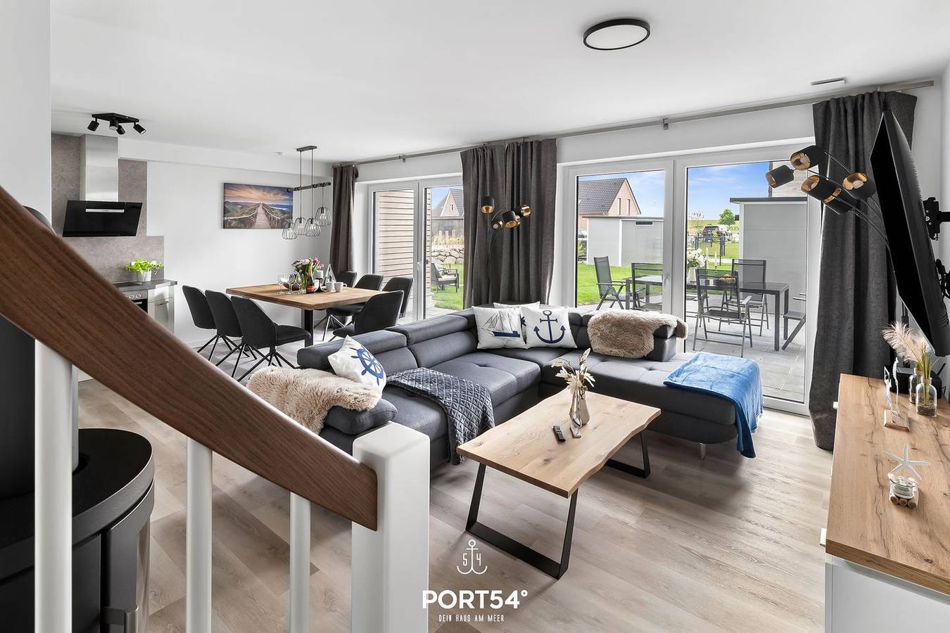 Die Perle der Bucht - Strandnah, Sauna, Terrasse, modern in Büsum, Nordseeküste