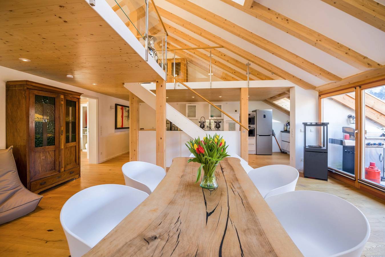 Ganze Wohnung, Maisonette Ferienwohnung am Wössener See mit Seeblick und privatem Eingang in Unterwössen, Bayerische Alpen