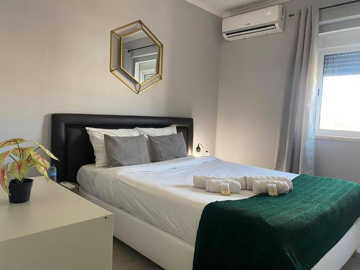 Apartamento de férias para 6 pessoas, com terraço e vista, com animais de estimação em Almada