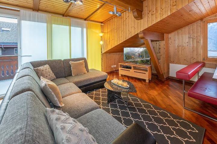 Ganze Ferienwohnung, Ferienwohnung Pumuckl - 4-Bettwohnung in Grächen, Walliser Alpen