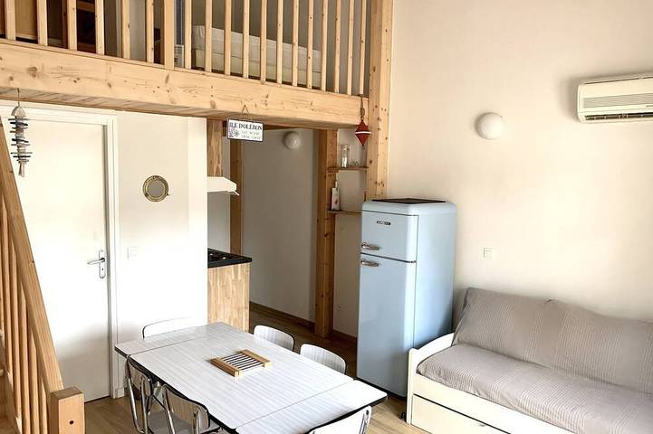 Appartement de vacances pour 4 personnes, avec jardin