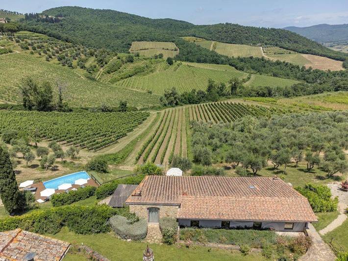 Maison d’hôte pour 2 personnes, avec piscine ainsi que jacuzzi et jardin à Greve In Chianti