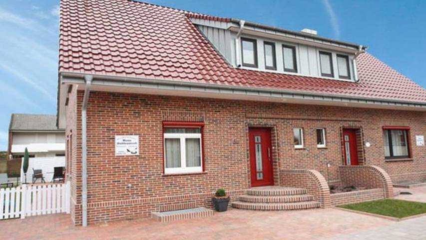 Ferienhaus für 4 Personen, mit Terrasse und Garten auf Borkum