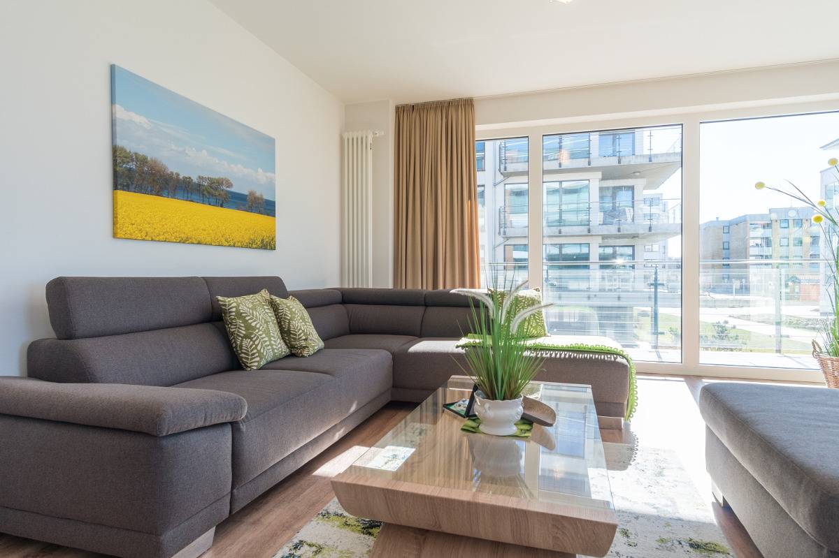Ganze Wohnung, Ferienwohnung „Dünenglück“ in Heiligenhafen mit Meerblick in Steinwarder, Heiligenhafen