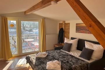 Ferienwohnung für 2 Personen, mit Garten und Balkon in Dobbin-Linstow