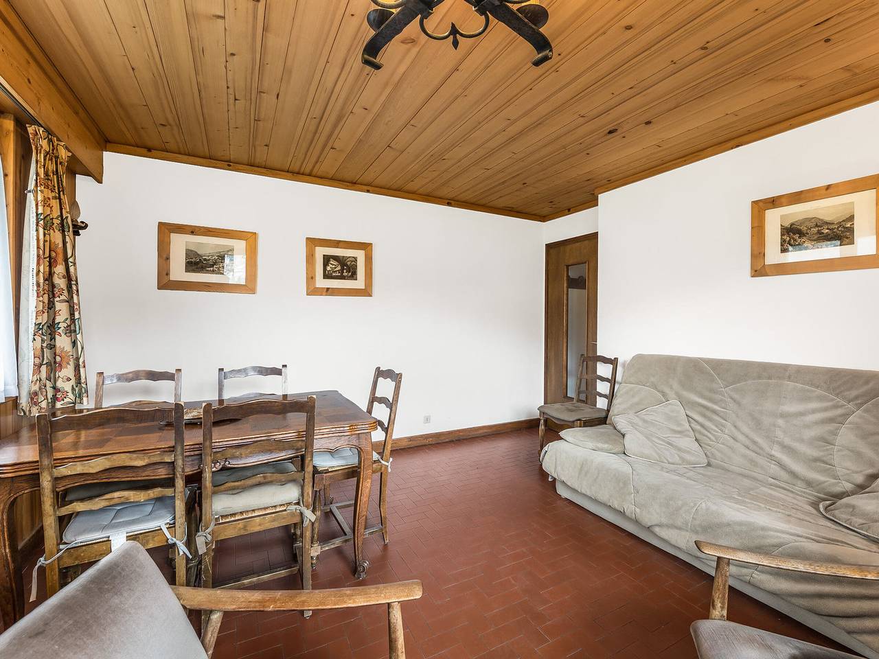 Appartement entier, Appartement 2 pièces au rez-de-chaussée - Animaux admis - Près des pistes in Megève, Pays du Mont-Blanc