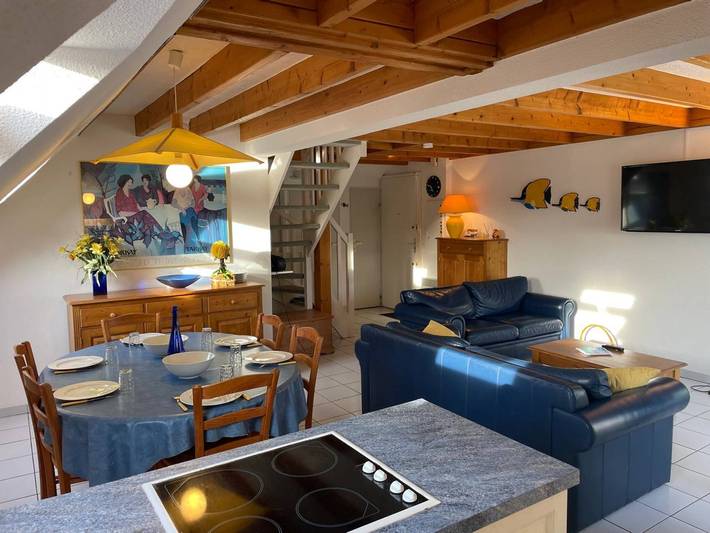 Gîte pour 6 personnes, avec piscine et balcon, animaux acceptés dans Plage de la Légenèse - 3