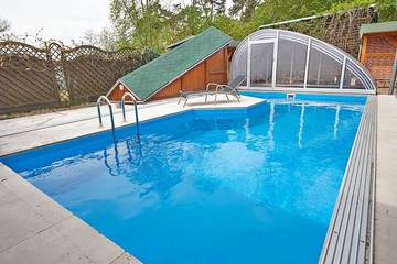 Ferienhaus für 8 Personen, mit Sauna und Garten sowie Terrasse, mit Haustier in Sachsen-Anhalt