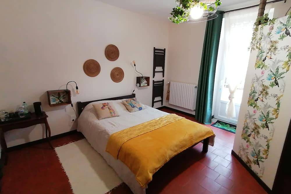 Chambre exotique pour 1/2/3 personnes in Cachen, Landes