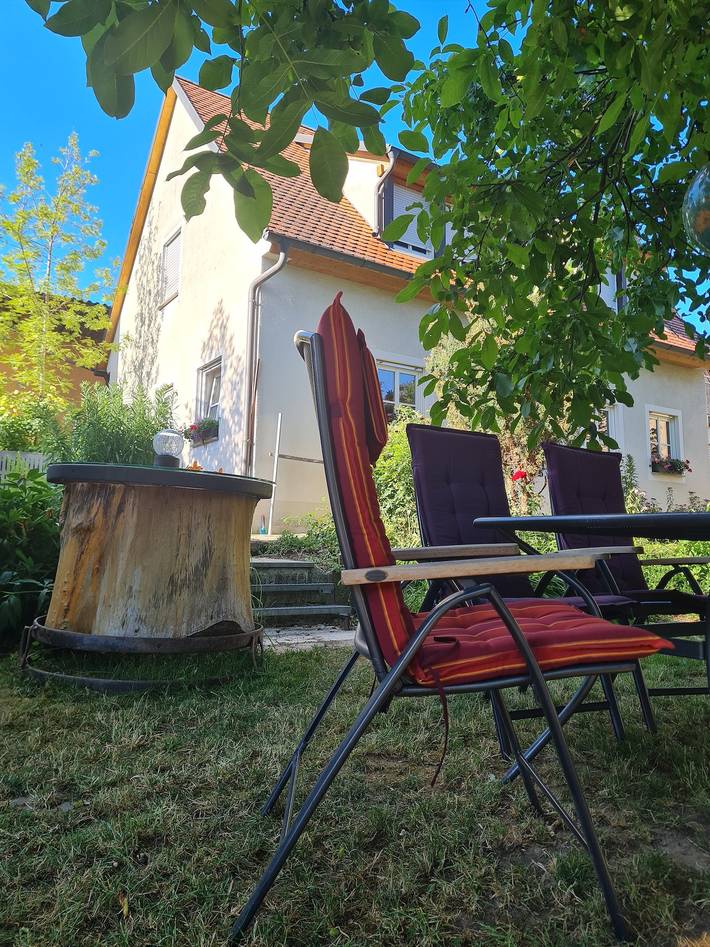 Ferienhaus für 7 Personen, mit Garten