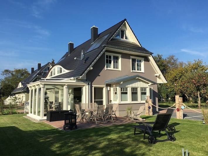 Ferienhaus für 8 Personen, mit Garten, kinderfreundlich